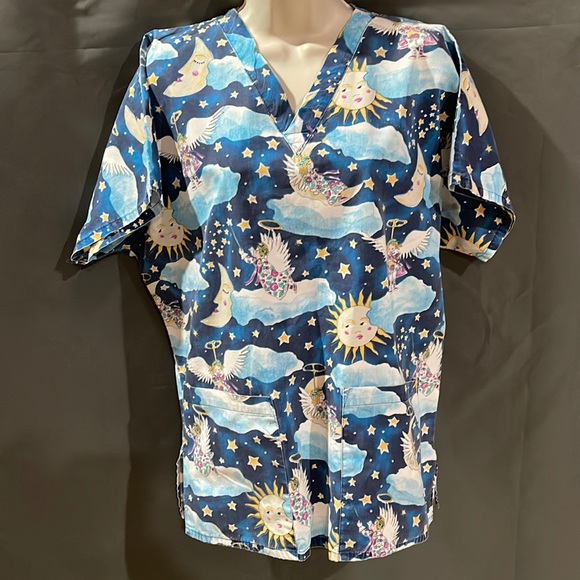 Cotton scrubs Tops - Healthcare scrub top